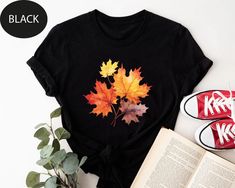 Watercolor Fall Leaves Shirt, Autumn Shirt Women, Fall Leaves Shirt, Womens Fall Shirt, Cute Fall Tee, Fall Shirt, Autumn Leaves Shirt 🌟HOW TO PURCHASE A T-SHIRT🌟 1.) Please go over each photo. 2. Choose the Color of Your T-Shirt. 3. Choose the Size of Your T-Shirt. 4.) To add additional products or finish the checkout process, click ADD TO CART. 5.) Please select "Proceed to Check Out." 6.) Within 1-3 business days, your custom shirt will be prepared for shipping. 🌟PRODUCT INFO🌟 For unisex Multicolor Short Sleeve Shirt For Fall, Multicolor Crew Neck Shirt For Fall, Watercolor Fall Leaves, Leaves Shirt, Fall Shirts Women, Girls T Shirts, Fall Tee, Fall Shirt, Custom Shirt