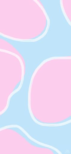 an abstract pink and blue background with wavy lines in the shape of oval shapes on top of each other