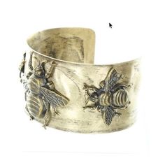 "Honey Bee or Mason Bee Hammered Cuff Bracelet, 1.5\" wide, antique gold, Made in USA, Each" Antique Gold Cuff Bracelet Bangle, Gold Cuff Bracelet With Antique Finish, Antique Gold Metal Cuff Bracelet For Gift, Antique Gold Metal Cuff Bracelet As Gift, Vintage Gold Cuff Bracelet With Antique Finish, Gold Cuff Bracelet With Antique Finish As Gift, Antique Brass Cuff Bracelet With Antique Finish, Antique Brass Cuff Bracelet Gift, Adjustable Antique Finish Gold Cuff Bracelet