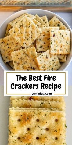 the best fire crackers recipe is made with cheese and seasoning, but only three ingredients