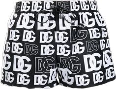 Dg Monogram, Feminine Chic, Stefano Gabbana, Monogram Prints, Printed Swim, Resort Style, Dolce And Gabbana Man, Shorts Black, Dolce & Gabbana