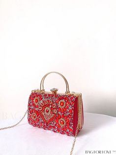 BagForLove - Chic Chain Strap Box Bag with Glamorous Rhinestone Embellishments Product Description Color Red Details Rhinestone Style Glamorous Bag Size Small Pattern Type All Over Print Type Box Bag Material Iron Alloy Size Chart INCH CM Bag Height Bag Length Bag Width Handle Height Strap Length 5.5 inch 8.7 inch 3.9 inch 3.3 inch 47.2 inch Bag Height Bag Length Bag Width Handle Height Strap Length 14 cm 22 cm 10 cm 8.5 cm 120 cm Details Pictures Similar Products h2 { text-align: center; } /* æ¢è¡ */ li{ white-space: normal; word-break: break-all; word-wrap: break-word; } .red-box { width: 100%; display: flex; flex-direction: row; flex-wrap: wrap; justify-content: center; } .red-box > div { width: 190px; height: 250px; margin: 10px; } .red-box > div > a > img { width: 190px; height: 250 Glamorous Embellished Bags For Prom, Glamorous Embellished Rectangular Evening Bag, Glamorous Red Embellished Bag, Rectangular Crystal Embellished Bags, Red Rhinestone Bag As Gift, Red Rhinestone Bag Perfect For Gifts, Red Rhinestone Bag For Gift, Evening Bag With Chain Strap For Valentine's Day, Valentine's Day Evening Bag With Chain Strap