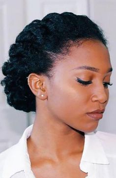 Natural Hair Mohawk, Fine Natural Hair, Natural Hairstyles For Black Women, Woman Hairstyles, Hairstyles For Natural Hair, Protective Hairstyles For Natural Hair, Natural Hair Styles Easy, Natural Hair Updo, Hair Styles Easy