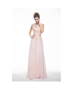 Shop affordable blushing pink lace tank top empire chiffon v-back long dress online. Free Shipping and Custom-made. Pro since 2009. Sleeveless Bridesmaid Dress With Lace Sleeves, Pink Sleeveless Chiffon Wedding Dress, Pink Sleeveless Chiffon Dress For Wedding, Sleeveless Lace Chiffon Wedding Dress, Pink Sleeveless Chiffon Dress For Prom, Pink Sleeveless Lace Maxi Dress, Pink Floor-length Evening Dress With Lace Bodice, Pink Sleeveless Evening Dress With Illusion Neckline, Sleeveless Chiffon Evening Dress With Lace Bodice