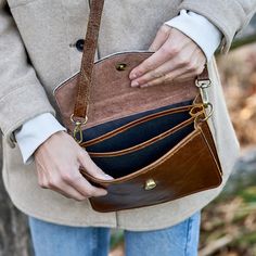 Cute Leather Cowhide Crossbody Clutch Purse - Etsy Leather Satchel Clutch With Cell Phone Pocket, Leather Clutch With Cell Phone Pocket, Handheld Saddle Bag For Everyday Use, Handheld Leather Satchel With Cell Phone Pocket, Faux Leather Saddle Bag With Removable Pouch For Everyday, Brown Clutch With Cell Phone Pocket, Faux Leather Clutch For Travel, Faux Leather Travel Clutch, On-the-go Brown Clutch