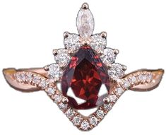 Red Brilliant Cut Cluster Ring For Wedding, Red Wedding Cluster Ring With Brilliant Cut, Red Cluster Ring With Brilliant Cut For Wedding, Elegant Red Moissanite Ruby Ring, Red Moissanite Ring With Brilliant Cut, Brilliant Cut Garnet Jewelry For Wedding, Red Marquise Cut Diamond Ring, Luxury Red Diamond Wedding Ring, Luxury Garnet Wedding Jewelry