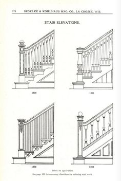 the steps and railings are labeled in this diagram