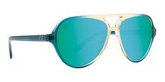 The breezy style of ‘Bahama Channel’ is here to put you on island time. Part of the ‘Skyway’ collection, these aviator sunglasses sport a polarized green lens and a semi-transparent, yellow-to-teal fade along its gloss frame. It’s a “Mai Tais and good times” kinda vibe that’s sure to keep your spirits flying high. // Details: Gender: Unisex Frame: Crystal Blue and Yellow Gradient Lens Color: Polarized Green Mirrored UV Rating: 100% UV Protection Fit / Size: Medium - Large Vibe: Lifestyle In the Summer Outdoor Aviator Sunglasses With Glass, Summer Aviator Sunglasses With Polarized Lenses For Outdoor, Summer Outdoor Aviator Sunglasses With Polarized Lenses, Summer Beach Aviator Sunglasses With Glass Lenses, Summer Outdoor Sunglasses With Polarized Lenses, Beach Aviator Sunglasses With Glass Lenses, Casual Aviator Sunglasses With Gradient Lenses For Beach, Beach Aviator Sunglasses With Mirrored Lenses, Beach Aviator Sunglasses With Mirrored Glass Lenses