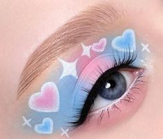 Barbie Themed Eye Makeup, Easter Makeup Ideas Simple, Easter Make Up, Easter Eye Makeup, Easter Eyeshadow Looks, Easter Makeup Ideas, Pastel Makeup Looks, Easter Makeup Looks, Спонж Beauty Blender