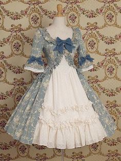 Mary Magdalene Gaun Abad Pertengahan, Antoinette Dress, Basque Waist, Classic Lolita, Mary Magdalene, Marie Antoinette, Lolita Dress, Gothic Lolita