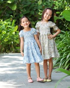 Zinnia Shirred Dress & Romper Digital Sewing Pattern Skirt Romper, Girls Dress Sewing Patterns, Skirt Ruffle, Sewing Patterns Girls, Shirred Dress, Dress Sewing Pattern, Matches Fashion, Girl Pattern, Romper With Skirt