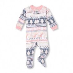 Baby And Toddler Girls Long Sleeve Unicorn Fairisle Footed Blanket Sleeper Grace Harper, Baby Girl Clothes Newborn, Stylish Children, Blanket Sleeper, Toddler Essentials, Toddler Pajamas