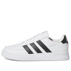 (WMNS) Adidas Neo Breaknet 2.0 Shoes 'Cloud White Core Black' HP9445 Adidas Logo Synthetic Lace-up Sneakers, Adidas Lace-up Skate Shoes With White Sole, Adidas Skate Shoes With Three Stripes, Three Stripes Lace-up Skate Shoes, Adidas Lace-up Sneakers With Logo, Synthetic Lace-up Skate Shoes With Three Stripes, Adidas Running Shoes With Three Stripes And Round Toe, Adidas Low-top Synthetic Running Shoes, Adidas Lace-up Running Shoes With Three Stripes