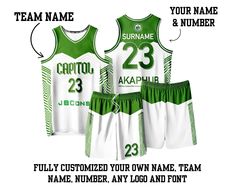 𝐀𝐊 𝐒𝐩𝐨𝐫𝐭𝐬𝐰𝐞𝐚𝐫 & 𝐏𝐫𝐢𝐧𝐭𝐬, offers customized basketball jerseys based on your preferences. 𝐓𝐀𝐊𝐄 𝐍𝐎𝐓𝐄: Please ensure you choose correct jersey and shorts sizes. We don't accept returns or exchanges since the products are made-to-order and are customized. 𝐒𝐈𝐙𝐈𝐍𝐆 𝐃𝐄𝐓𝐀𝐈𝐋𝐒: Available in Toddler-Youth and Adult (separate sizes for jersey tops and shorts). Refer to the images for detailed sizing information. 𝐏𝐑𝐎𝐃𝐔𝐂𝐓 𝐒𝐏𝐄𝐂𝐈𝐅𝐈𝐂𝐀𝐓𝐈𝐎𝐍𝐒: * Premium qual Cheap Customizable Team-colored Jersey, White Basketball Jersey, Customized Basketball, White Basketball, Personalized Basketball, Jersey Tops, Basketball Jerseys, Custom Jerseys, Team Name