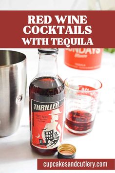 red wine cocktails with tequila are the perfect way to celebrate valentine's day