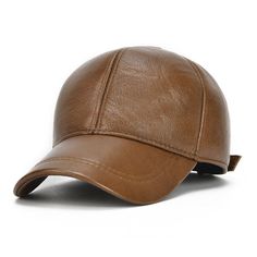 100% Cowhide Leather Hat Outdoor Casual Men Baseball Caps    Product Description：  Material: Genuine Leather  Cond ition: 100% New  Manufacture: China, Chinese Factory Homegrown products for Sale  Friendly Tips:  - The size is measured by hands, please allow minor error of measurement.  -Photo color might be a little different from the actual product due to color display of different monitors.  Package Include：  1*Hat  Payment The goods are well packed . Please ensure that your address matches the shipping address, and then pay   Shipping We ship within 2 days after receiving the payment (except weekends and holidays), and we provide free delivery service to the world! To the United States, by China Post epacket delivery, with tracking number (only about 7-12 days!) ; to other countries, i Pola Topi, Leather Baseball Cap, Sports Hat, Leather Crafting, Cap Patterns, Winter Cap, Baseball Caps Mens, Sport Hat, Leather Hats