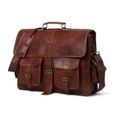 Leather Briefcases Office Laptop Bag With Adjustable Strap, Office Laptop Shoulder Bag With Adjustable Strap, Rectangular Office Travel Bag With Adjustable Strap, Office Laptop Bag With Crossbody Strap, Office Satchel Travel Bag With Adjustable Strap, Office Laptop Bag Satchel With Adjustable Strap, Office Travel Bag Satchel With Adjustable Strap, Brown Satchel With Adjustable Strap For Business Trips, Classic Crossbody Briefcase With Luggage Sleeve