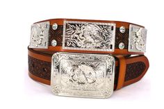 【US seller】-As a US seller, we provide free shipping and return for US buyers. 【WESTERN HIGH FASHION】:Modern cowboys and cowgirls need to look and feel their best. Our belts are designed to add serious style to your outfit. Perfect for matching up with cowboy boots. You can match this fashion belt with different outfits while in different occasions. Such as custom parties, birthday parties, offices, ceremonies, dates, summer camps, and so on. The softness and thickness are just perfect for daily Mexican Flag Eagle, Cowboy Prayer, Sheriff Star, Coffee Brown Color, Dress Belts, Modern Cowboy, Luxury Belt, Western Brown, Kids Belt