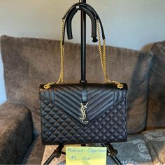 Like New Condition, With Minimal Signed Of Usage But Not Noticeable. No Major Issue. Ysl Envelope Medium Bag, Bags Ysl, Saint Laurent Bags, Yves Saint Laurent Bags, Yves Saint Laurent, Saint Laurent, Envelope, Like New, Bag Lady