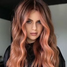 Strawberry Brown Hair, Strawberry Hair Color, Brown Skin Blonde Hair, Dark Strawberry Blonde Hair, Peach Hair Colors, Hair Color Guide, Strawberry Blonde Highlights, Strawberry Hair