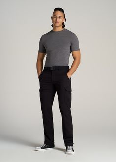 About Our Men's Tall T-Shirt Essential is an understatement. Good quality tall men's shirts are hard to come by, but this one offers the perfect blend of comfort, versatility and durability. We designed this tee to be an everyday basic that you'll want in every color. It's perfectly tailored for tall guys between 6'3” and 7'1”, with an extra-long length that you won't have to worry about pulling down and short sleeves that are proportional to your arms. The slim-fit is super flattering on your f Essentials Crewneck, Body Aesthetics, Asos Men, Tall Men, Muscular Men, Men's Shirts, Tall Guys, Art Stuff, Long Length