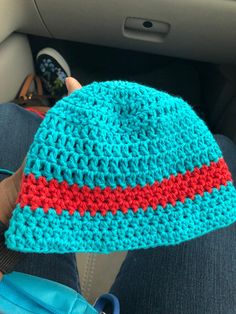 Kid's bucket/sun hat. 0-3 mths. Pure cotton Hat with pompom 6months and up. Crochet Summer Hats, Cotton Hat, Blue Hat, Pom Pom Hat, Beach Hat, Bucket Hats, Kids Hats, Summer Hats, Sun Hat