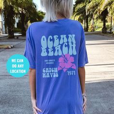 "Siesta beach shirt, Beach tshirt, Aesthetic clothes, y2k clothing, Preppy clothes, Trendy tshirt Trendy shirts: https://etsy.me/3MywvSr Trending sweatshirt: https://etsy.me/3iSkkmg Vacation shirts: https://etsy.me/3BcsHPQ 💡 HOW TO PLACE YOUR ORDER: 1. Please Check and Review all the Photos 2. Select your Shirt Color and Size from drop down menu 3. Choose your Quantity as much as you want 4. Click \"Add To Cart\". You can go back to add more of your favorite items 5. Click \"Proceed to Check Ou Y2k Style Sublimation Print T-shirt For Summer, Y2k Style Summer T-shirt With Sublimation Print, Blue Beach Shirt With Sublimation Print, Blue Shirt With Sublimation Print For Beach, Y2k Summer Tops With Screen Print, Y2k Summer Screen Print Tops, Y2k Style Screen Print Summer Tops, Y2k Style Summer Tops With Screen Print, Y2k Style Screen Print Tops For Summer