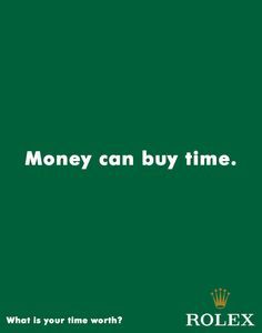 a green background with the words money can buy time what is your time worth?