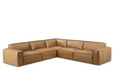 Jonathan Leather L-Shape Sectional Sofa | Castlery L Sectional Sofa, Modern Couch Sectional, L Sectional, Leather Modular Sofa, Comfortable Sofa Bed, Laminated Veneer Lumber, Sofa L, Stylish Side Table, Sofa Black