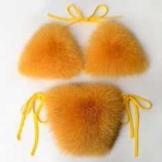 Pink Fur Bikini Free Size Fur Beachwear Fur Bra, House Slippers Womens, Fat Furs, Fur Trench Coat, Mens Fur Coat, Fur Sliders, Colorful Slippers, Faux Fur Slides, Animal Slippers