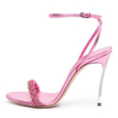 TAAFO Ladies High Heel Sandals Ankle Cross Buckle Strap Stiletto Round Toe Wedding Bridal High Heels Ladies Party Shoes silver-44 Pink High Heel Wedding Shoes For Summer, Summer Evening High Heel Wedding Shoes, Evening Open Toe Wedding Sandals, Wedding Shoes With Wrapped Heel And Open Heel, Wedding Shoes With Wrapped Heel And Open Design, Summer Evening Wedding Shoes With Ankle Strap, Summer Evening Wedding Shoes With High Heel, Glamorous Summer Wedding Shoes With Wrapped Heel, Pink Pointed Toe Sandals For Wedding