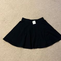 Never Worn Forever 21 Brand Black Pull On Skirt With Tag Still On It. Waist Size Is 23 1/2 Inches. Length Is 15 1/2 Inches. Black Flare Skirt, Black Flare, Forever 21 Skirts, Flared Skirt, Flare Skirt, Waist Size, Forever 21, Womens Skirt, Skirt