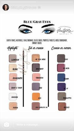 Easy Eyeshadow Tutorial, Make Blue Eyes Pop, Simple Eyeshadow Tutorial, Easy Eyeshadow, Makeup Ideas Natural, Grey Eye Makeup, Maskcara Makeup