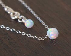 White Opal necklace, opal ball necklace, opal silver necklace, opal jewelry, tiny dot necklace, opal White Opal Round Bead Necklaces, White Opal Bead Necklaces, White Opal Round Beads Necklace, Opal Necklace Silver, Dolphin Jewelry, Diamond Jewelry Set, Dot Necklace, Jewelry Opal, Necklace Opal