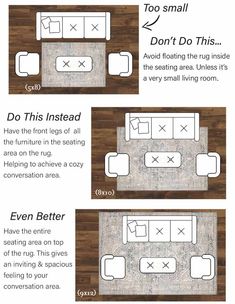 the instructions for how to decorate a living room