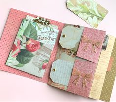 several different types of cards with flowers on them