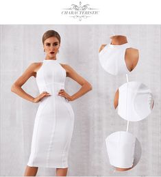 FREE SHIPPING New Summer White Women Bandage Dress Vestidos Elegant Tank Sexy Sleeveless Bodycon Club Dresses Celebrity Party Dress JKP2482 White Sleeveless Bandage Dress For Night Out, White Sleeveless Bandage Dress For Date Night, Fitted White Bandage Dress For Club, White Stretch Bandage Bodycon Dress, White Stretch Halter Neck Bodycon Dress, White Sleeveless Stretch Bandage Dress, White Sleeveless Bandage Mini Dress, White Sleeveless Bandage Dress For Party, Sleeveless White Fitted Bodycon Dress