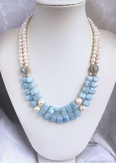 Beads Jewellery Designs, Collar Hippie, Pearl Jewelry Design, Beaded Jewelry Necklaces, Pearl Necklace Designs, Beaded Necklace Designs, Crystal Choker Necklace, Beads Jewellery, Handmade Beaded Jewelry