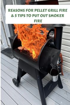 Reasons FOr Pellet Grill Fire & 5 Tips to Put Out smoker Fire Pellet Grills, Fire Grill