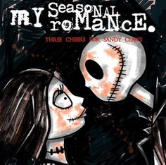 there is a movie poster with a skeleton kissing a woman's face on it