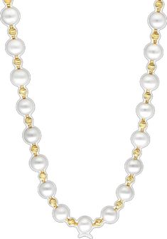 Elegant Polished Pearl Necklace For Anniversary, Elegant 8mm Beads Jewelry For Formal Occasions, Elegant White Necklaces With 8mm Beads, Elegant Formal Necklaces With 8mm Beads, Yellow Gold Plated Pearl Necklace, Elegant White Necklace With 8mm Beads, Elegant White Jewelry With 8mm Beads, Elegant Formal Necklace With 8mm Beads, Elegant 8mm Beads Jewelry For Anniversary