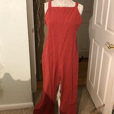 Nwt. Jumper/Jumpsuit. Ankle Length. Overall Style. Short Torso Area. Substantial Material. Bin 5 Fitted Red Overalls, Casual Red Jumpsuits And Rompers For Work, Red Sleeveless Overalls For Summer, Red Sleeveless Summer Overalls, Casual Red Overall Jumpsuits And Rompers, Mortal Kombat Halloween Costume, Zara Skort, Navy Scrubs, Running Bra