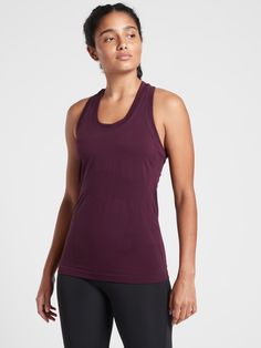 FOR: Medium to high impact workouts at the gym, studio or outdoors FEEL: Seamless construction for maximum comfort and minimal chafing FAVE: XT2® Anti-Odor Technology™: Eliminates odor without the chemicals, lasts as long as the garment Fitted, hip length Body length in size medium: 26" Workouts At The Gym, Gym Studio, At The Gym, Hip Length, The Gym, Capsule Wardrobe, Athletic Tank Tops, Gym, Plus Size