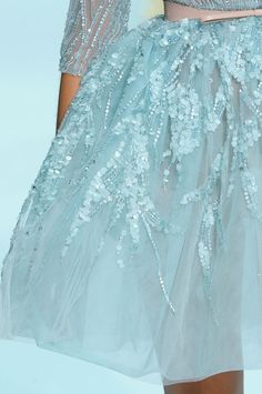 Elie Saab Haute Couture Elie Saab Couture, Couture Details, Tiffany Blue, Elie Saab, Fashion Details, A Dress, Shades Of Blue, Beautiful Outfits, Beautiful Dresses