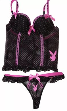 Playboy Clothes, Playboy Bunny Outfits, Pink Outfits Victoria Secret, 2000s Fashion Trends, Alt Clothes, Bunny Logo, 2000s Clothes, Bunny Outfit, Cute Lingerie