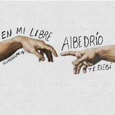 two hands reaching out to each other with the words written on them in different languages