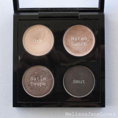 MelissaJaneLoves: My MAC Pro Palette Eye shadow Quad Kate Bryan, Makeup 2022, Mac Shadows, Eyeshadow Quad, Best Eyeshadow, Mac Eyeshadow, Mac Pro, Mac Makeup, I Love Makeup