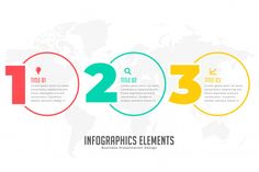 info graphics elements with the number twenty five and three circles on top of each other