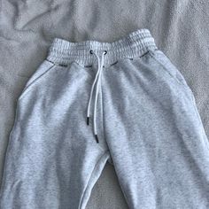 Brand New, Never Worn. Comfy Joggers With Pockets For Lounging, Wide Leg Joggers With Drawstring For Lounging, Comfy Lounging Pants With Ribbed Waistband, Comfy Pants With Ribbed Waistband For Lounging, Wide Leg Joggers With Pockets For Lounging, Wide Leg Lounging Joggers With Pockets, Straight Leg Joggers With Elastic Waistband For Lounging, Gray Sporty Bottoms For Lounging, Sporty Cargo Pants For Loungewear