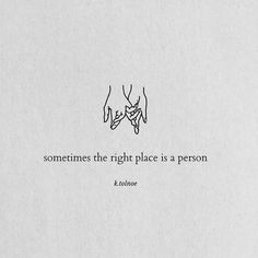 someone's right place is a person by k tolmoe on curiator